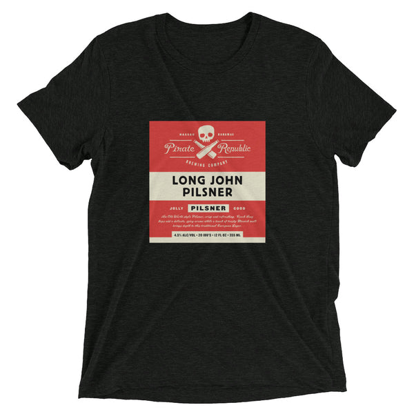 Throwback Long John Pilsner Logo Tri-Blend T-Shirt